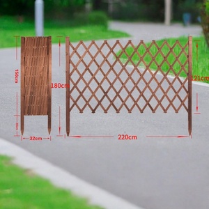 Clôture temporaire pour <span class=keywords><strong>potager</strong></span> de cour extérieure 1,8 m, cadre en <span class=keywords><strong>bois</strong></span> traité thermiquement, haute intimité, couleurs variées, facile à assembler pour - Product Image 5