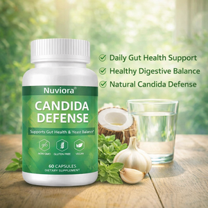 Cápsulas de Suplemento OEM Candida <span class=keywords><strong>Cleanse</strong></span>, Favorecen la Salud Intestinal y el Equilibrio de la Levadura, Veganas, Sin GMO, Suplemento Dietético de Marca Privada - Product Image 6