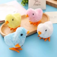 Jouet d'horlogerie éducatif amusant créatif chaud horloge mignon poulet en peluche sautant poulet jouet