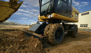 Pelle sur pneus tout-terrain concasseur d'excavateur machine d'ingénierie polyvalente EN vente - Product Image 3