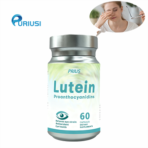 Venda Direta de Fábrica Cápsulas de Luteína Suplementos para Saúde Ocular e Vitaminas Proantocianidinas OEM ODM Cápsulas de Luteína e Zeaxantina - Product Image 1