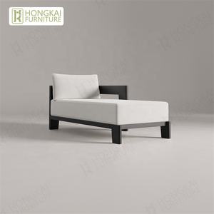 एल्यूमीनियम गार्डन सोफे सेट आउटडोर फर्नीचर एल्यूमीनियम सोफे पैटियो धातु फ्रेम सोफा सेट - Product Image 4