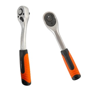 Clé à cliquet réglable Cr-V 72 dents améliorée, double usage, à dégagement rapide, bidirectionnelle, avec douille allongée pour la réparation, pour un travail facilité - Product Image 1