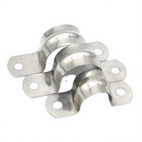 Steel Saddle Hose Clamp Zinc Finish Metric OEM Fasteners & Clips
