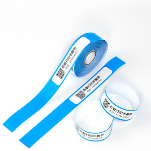 전문 사용자 정의 여러 색상 열 종이 팔찌 부드러운 소재 의료 열 팔찌 인쇄 열 팔찌 - Product Image 1