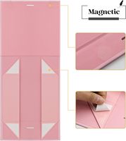 Boîte cadeau écologique rose en carton avec couvercle, nœud, sac, ruban, lumière LED, raphia, doublure en éponge, paillettes, pliable, gaufrage, mariages