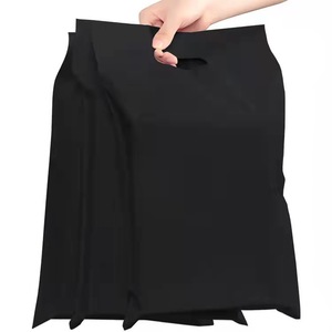 Bolsas de Correo de Plástico Minimalistas con Logotipo Personalizado, Bolsas de Correo de Poliéster Rosa con Asa, Bolsas de Correo Resistentes al Agua para Ropa - Product Image 5