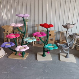 <span class=keywords><strong>Arbre</strong></span> à <span class=keywords><strong>chat</strong></span> luxueux, grand et <span class=keywords><strong>haut</strong></span>, avec hamac en forme de fleur, poteaux en sisal et peluche de qualité supérieure, meubles pour <span class=keywords><strong>chat</strong></span> - Product Image 5