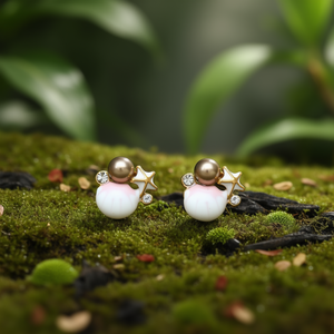 E295-E180-0459F Fashion <b>Stud</b> <b>Earrings</b> - Product Image 3