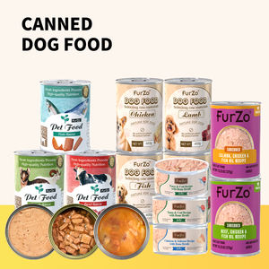 Nourriture humide pour chien à haute teneur en protéines, formule poulet/boeuf en conserve 375g, pour le gain musculaire et les friandises de mise en graisse - Product Image 1