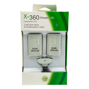 4800 мАч зарядный Аккумулятор для xboxs 360 адаптер питания батареи зарядный аккумулятор с USB зарядным кабелем - Product Image 5
