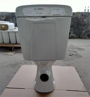 Ensemble de toilettes en céramique à deux pièces, WC à chasse d'eau, vente en gros d'usine, articles sanitaires bon marché