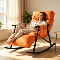 Fauteuil de massage vibrant et inclinable Zhipin Fashion Body Electric Kneading Shiatsu Swing Reclining Chair Massager Mini Relax Rocking Massage Chair