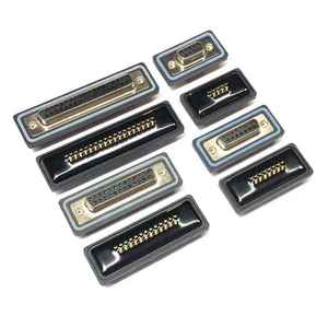 ขั้วต่อกันน้ำ D-SUB 9 พิน ตัวเมีย คุณภาพสูง แบบเชื่อมต่อชนิดบัดกรี IP67 สำหรับติดตั้งบนแผง - Product Image 2