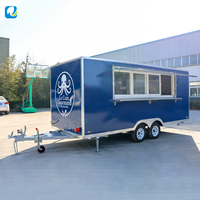 Remorque de restauration professionnelle Chammp avec cuisine complète pour la vente ambulante, usage commercial, logistique professionnelle haute performance