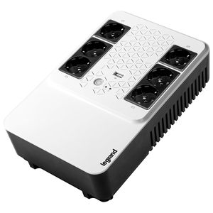 Legrand KEOR 800VA monofase up con 6 prese Standard tedesche 310082 il modello di pura onda sinusoidale uscita e batteria al piombo - Product Image 4