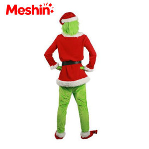 Meshin European American Christmas Echo Polyester Unisex <b>Costume</b> Set for Adults Includes Mask Headgear Parties - Product Image 2