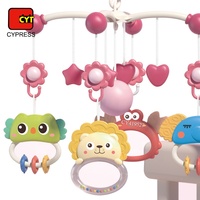 Jouet pour bébé nouveau-né, clochettes de lit étoiles, clochettes rotatives suspendues pour bébé avec projecteur lumineux, musique, clochettes musicales pour bébé, jouet suspendu pour poussette