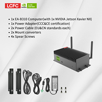 Nvidia Jetson Xavier NX 8GB LCFC EA-B310 AI Fanless Industrial Embedded Edge Computer Equipment 21 TOPS Stock