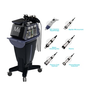 Appareil de beauté professionnel 6-en-1 pour peeling diamant, dermabrasion à l'eau, aspiration et hydratation, nettoyage en profondeur de la peau du visage, avec écran tactile 10,1 pouces (version américaine) - Product Image 1