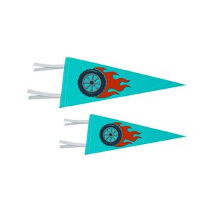 Wholesale High Quality Sublimation Custom Sport Events Team Pennant Flag <b>Banner</b> Personalized Advertising Felt Pennant - Product Image 6