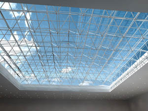 مبنى هيكل فولاذي بسعر المصنع، سقف مستودع من ألواح البولي كربونات والزجاج والبولي فينيل كلوريد والبولي إيثيلين والبولي يوريثان، ديكور قاعة الفندق، خدمة لمدة 70 عامًا وفقًا لمعايير GB وISO - Product Image 3