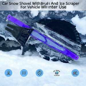 Pelle à neige pour voiture ZCQR DECO avec brosse et grattoir à glace, modèle M0016, pour utilisation hivernale sur véhicule - Product Image 3