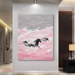 ภาพวาดสีน้ำมันสไตล์นามธรรม ภาพม้า<span class=keywords><strong>วิ่ง</strong></span> วาดด้วยมือ บนผ้าใบ ภาพศิลปะตกแต่งบ้านสไตล์อิมเพรสชั่นนิสต์ ภาพวาดสีน้ำมันสมัยใหม่ - Product Image 5