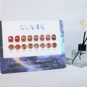 Cruelty-Free Vegan UV Gel <b>Nail</b> Polish Kit Collection 18 Colour Shades 15ml Volume - Product Image 2