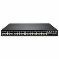 H3C S5560X-54C-PWR-EI Switch Ethernet Terkelola Layer 3 Gigabit PoE 48-Port dengan 4 Uplink 10G SFP+ untuk Jaringan WiFi AP CCTV