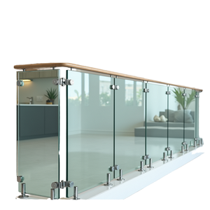 Vendita calda in lega di alluminio ringhiera di vetro recinzione ringhiera del balcone disegni - Product Image 1