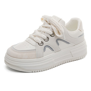 Nuevos Zapatos Versátiles Estilo Dad para Mujer con Tacones Gruesos y Elevados, Transpirables, a la Moda, para Primavera y Otoño, Envío Directo Internacional - Product Image 2