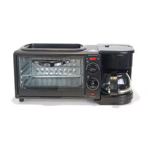 Machine à petit-déjeuner multifonctionnelle OEM 9L 3-en-1 pour la maison : cuiseur à œufs, grille-pain, four à pizza, appareil à sandwichs. - Product Image 2