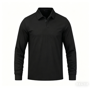 <span class=keywords><strong>Polo</strong></span> a Maniche Lunghe da Uomo di Alta Qualità per l'Autunno, Taglia Regolare e Oversize, 200g Poliestere Cotone, Bottoni, Uniforme Personalizzabile - Product Image 4