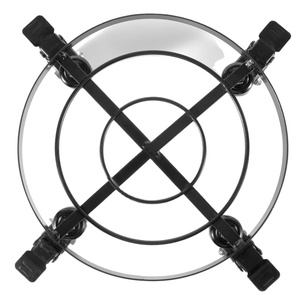 Maceta de Metal rodante para jardín y Patio, soporte de estante con rueda de rodillo giratoria, para plantas, Caddy, carrito, posavasos - Product Image 3