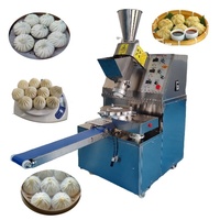 Machine de fabrication de produits céréaliers Machine automatique de fabrication de momo farci à la vapeur Machine à remplir les boulettes de soupe Dimsum Dim Sum Baozi