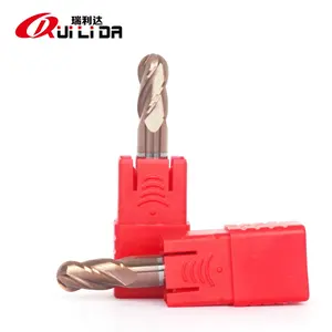 RLD AlTiSiN طلاء HRC55 4 الناي R4x60 8 مللي متر كربيد الكرة الأنف نهاية مطحنة رائجة البيع - Product Image 1