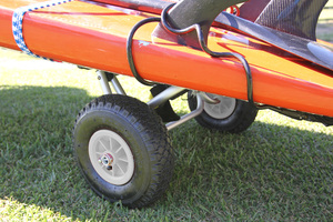 <span class=keywords><strong>Chariot</strong></span> à roues de remorque de <span class=keywords><strong>kayak</strong></span> léger portatif transporteur de bateau de canoë de <span class=keywords><strong>kayak</strong></span> de 1 personne avec la sangle d'arrimage - Product Image 6