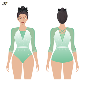 Justaucorps <span class=keywords><strong>de</strong></span> <span class=keywords><strong>gymnastique</strong></span> pour filles, élégant, orné <span class=keywords><strong>de</strong></span> strass incrustés <span class=keywords><strong>de</strong></span> diamants, <span class=keywords><strong>tenue</strong></span> artistique pour enfants, acrobaties rythmiques - Product Image 2