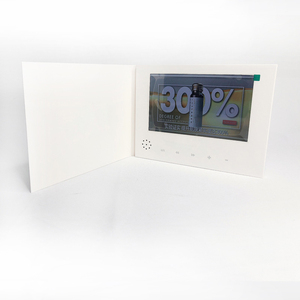 Caja de tarjeta de folleto de video Lcd de 4,3 pulgadas con tarjeta Folleto de video LCD Tarjeta de publicidad de folleto de video - Product Image 1