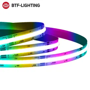 Venta caliente de alta densidad 5m 12v 12v 810leds/m 24v 840leds/m RGBW led flexible tira de FCOB FOB mazorca RGB tira de led