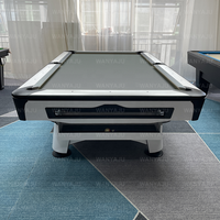 Table de billard professionnelle Brunswick de qualité tournoi, prix d'usine, avec ardoise Jiujiang de qualité supérieure, table de billard commerciale 9ft 8ft