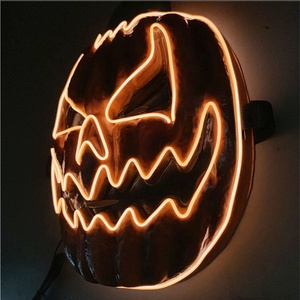 Halloween LED Parti Néon Lueur Effrayant EL Fil Ligne Éclairer Masque - Product Image 4