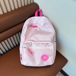 Sac à dos d'étudiant à motif de lettre étanche de grande capacité avec matériau en nylon pour les étudiants du collège et du collège - Product Image 4