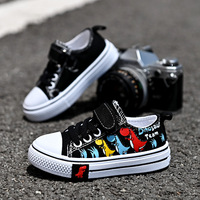 Printemps Chaussures décontractées pour enfants Toddler Boy Kids Girl Low Top Chaussures à la mode Board Chaussures respirantes