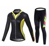 Maillot de cyclisme personnalisé pour femme, automne/hiver, sans coutures, anti-plis, à bretelles spaghetti, couleur unie, en polaire, tenue de vélo longue