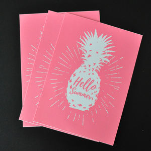 สับปะรด Reusable self stick ผ้าไหมหน้าจอ <span class=keywords><strong>stencil</strong></span> สำหรับ DIY ตกแต่ง - Product Image 3