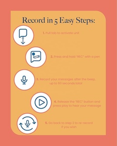 Grabadora <span class=keywords><strong>de</strong></span> voz <span class=keywords><strong>de</strong></span> 60 segundos con reproducción <span class=keywords><strong>de</strong></span> audio para marcos, <span class=keywords><strong>álbumes</strong></span>, <span class=keywords><strong>álbumes</strong></span> <span class=keywords><strong>de</strong></span> recortes y edredones - Product Image 5