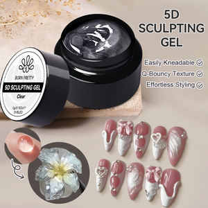 BORN PRETTY personnalisé 5ml 3D sculpté argile à modeler <span class=keywords><strong>Gel</strong></span> Nail Art antiadhésif main solide 4d sculpture <span class=keywords><strong>Gel</strong></span> pour <span class=keywords><strong>ongles</strong></span> manucure - Product Image 2