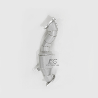 Collecteur d'échappement haute performance SS304 direct usine pour Cadillac ATS ATS-L 2.0T 2014-2019 avec bouclier thermique et ajustement parfait 1:1
